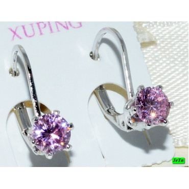 xp сережки (03-24) розовый 1шт.