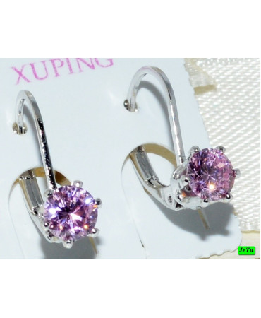 xp сережки (03-24) розовый 1шт.