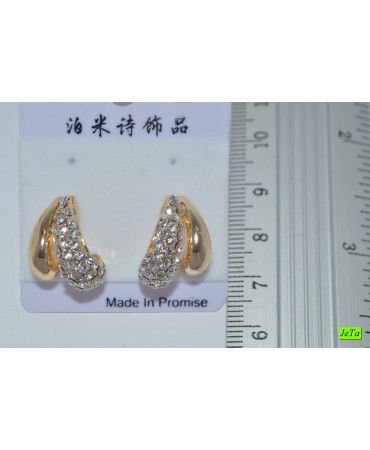 серьги (04-64) бел 1шт.
