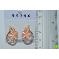 серьги (04-69) крем 1шт.