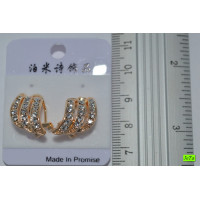 серьги (04-70) бел 1шт.