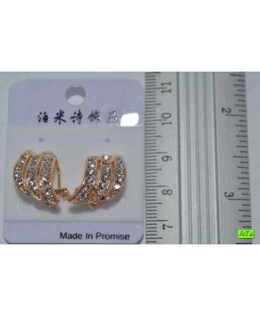 серьги (04-70) бел 1шт.