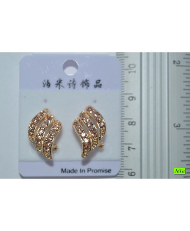 серьги (04-70) крем 1шт.