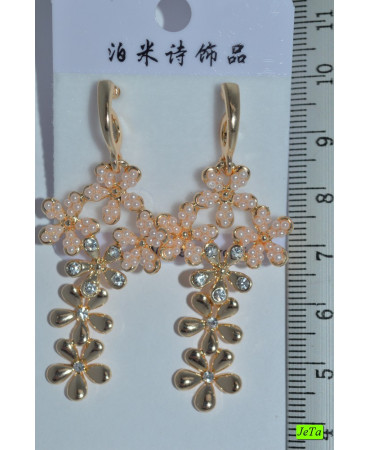 серьги (04-71) бел 1шт.