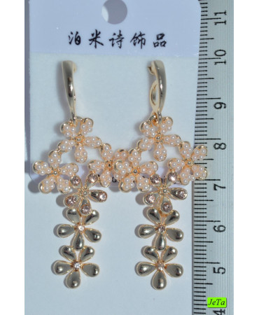 серьги (04-71) крем 1шт.