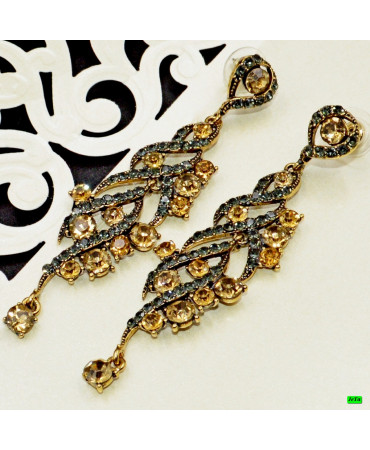 серьги (01-40) бронза 1шт.