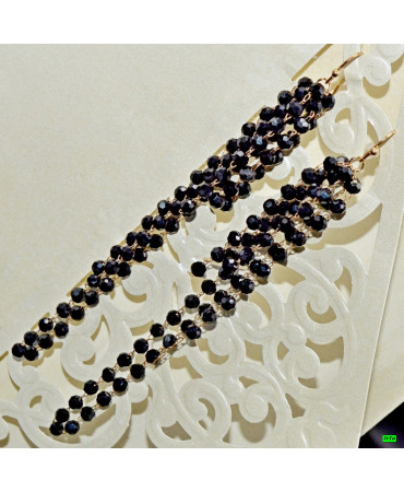 серьги (05-76) чёрный 1шт.