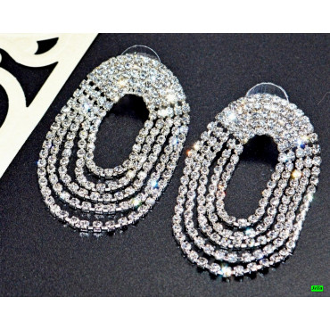 серьги (00-94) белый 1шт.