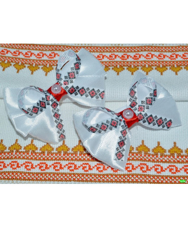 бантик (01-04) красный 6шт.