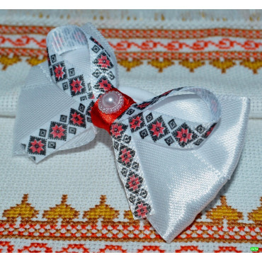 бантик (01-04) красный 6шт.