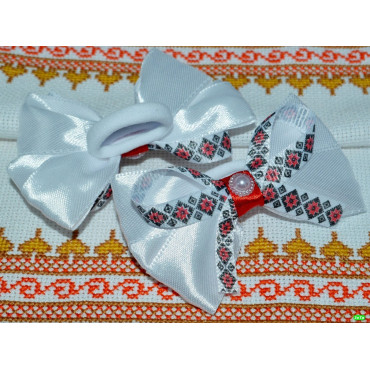 бантик (01-04) красный 6шт.