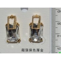 серьги (07-50) белый 1шт.