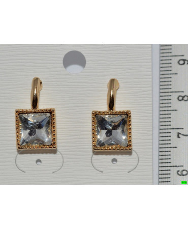 серьги (07-49) белый 1шт.