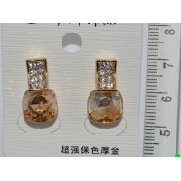серьги (07-48) жёлтый 1шт.