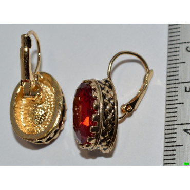 серьги (07-46) зелень 1шт.