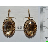 сережки (07-46) жовтий 1шт.