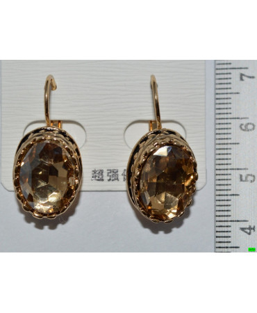 серьги (07-46) жёлтый 1шт.