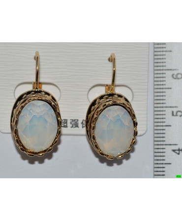 серьги (07-46) белый 1шт.