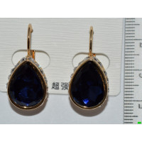 сережки (07-45) синій 1шт.