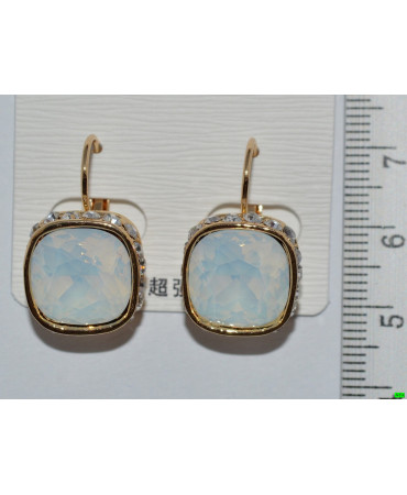 серьги (07-44) белый 1шт.