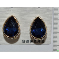 серьги (07-43) синий 1шт.