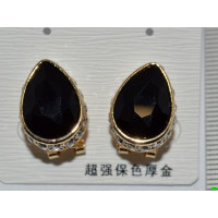 серьги (07-43) чёрный 1шт.