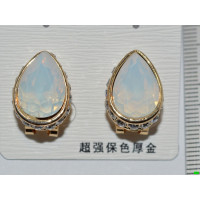 серьги (07-43) белый 1шт.