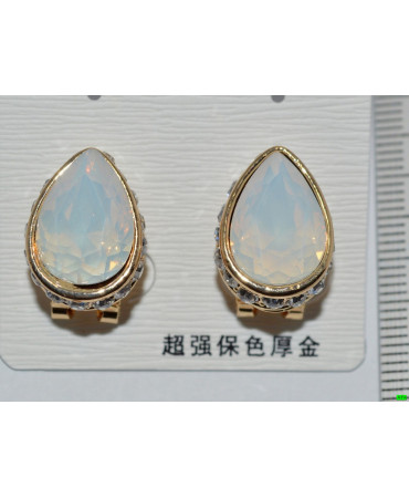 серьги (07-43) белый 1шт.