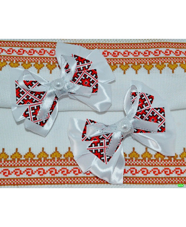 бантик (01-03) красный 5шт.