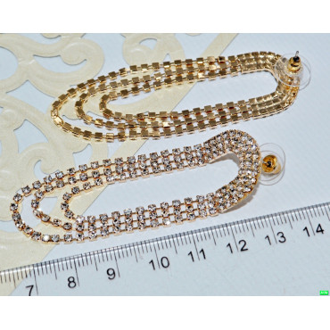 серьги (00-92) золото 1шт.
