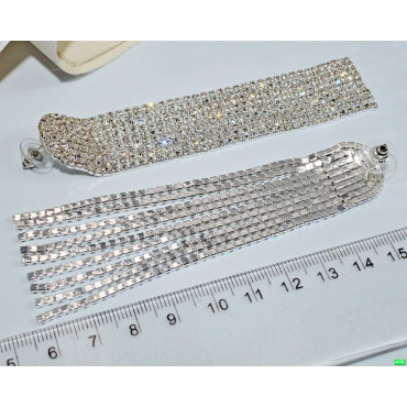 серьги (00-86) чёрный 1шт.