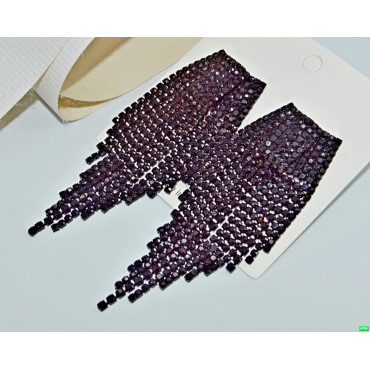 сережки (00-82) чорний 1шт.