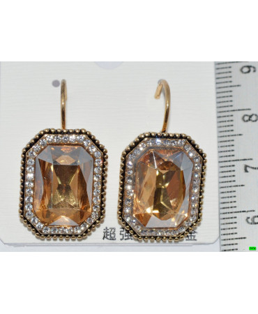 серьги (07-31) жёлтый 1шт.
