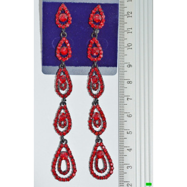 сережки (01-08) бордо 1шт.