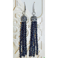 серьги (08-50) чёрный 1шт.