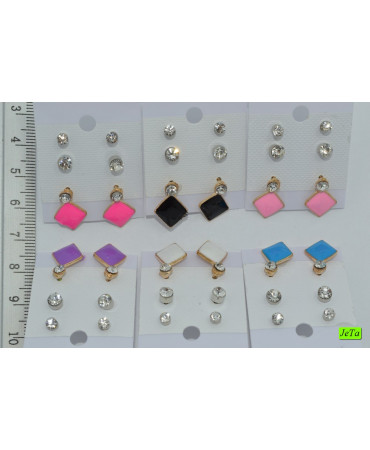 серьги (06-15) 6шт.