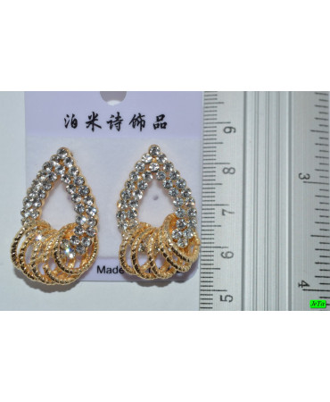серьги (06-55) белый 1шт.