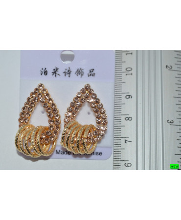 серьги (06-55) крем 1шт.