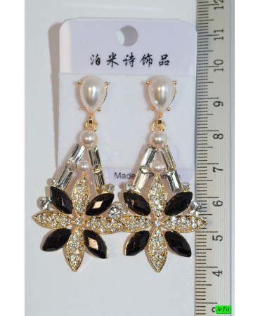 серьги (06-54) чёрный 1шт.