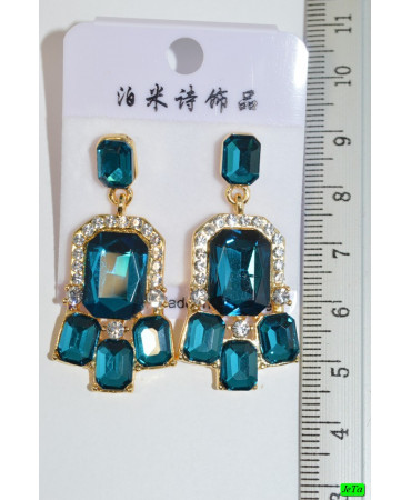 серьги (06-57) бирюза 1шт.