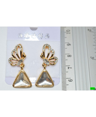 серьги (06-65) белый 1шт.