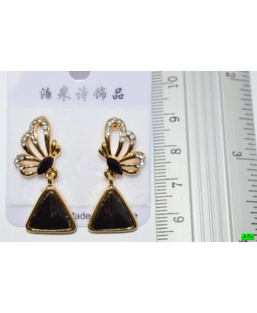 серьги (06-65) чёрный 1шт.