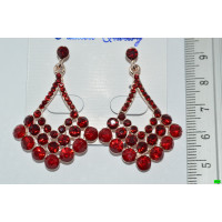 сережки (06-72) гранат 1шт.