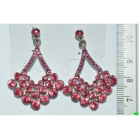 сережки (06-73) рожевий 1шт.