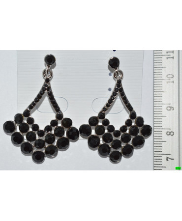 серьги (06-73) чёрный 1шт.