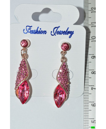 серьги (06-80) розовый 1шт.