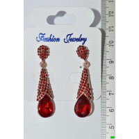 сережки (06-81) гранат 1шт.