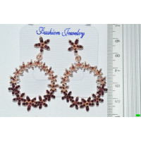 сережки (06-74) фиолет 1шт.