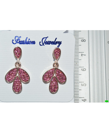 серьги (06-85) розовый 1шт.