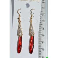 сережки (07-35) гранат 1шт.